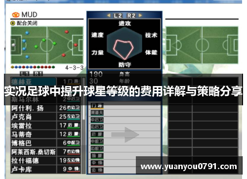 实况足球中提升球星等级的费用详解与策略分享
